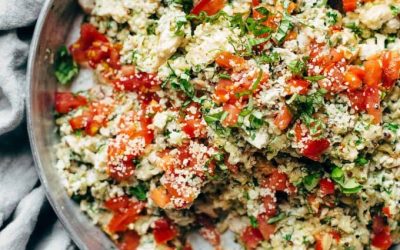 Healthy Garlic Herb Chicken Salad